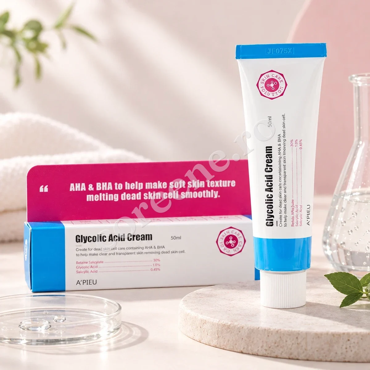 A'pieu Glycolic Acid Cream, 50 ml – fotografia 1