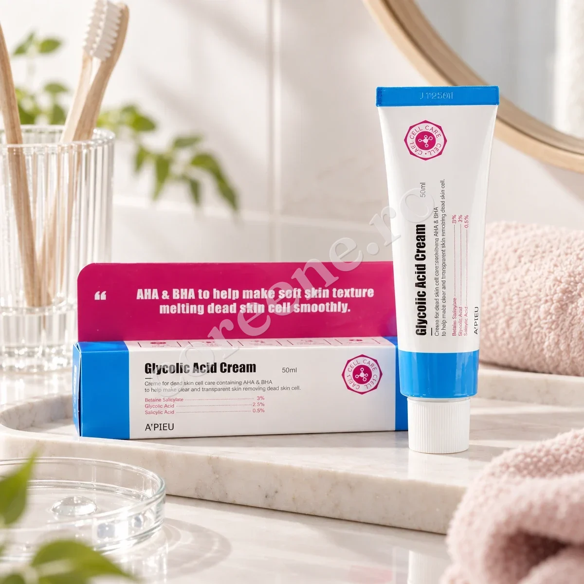 A'pieu Glycolic Acid Cream, 50 ml – fotografia 3