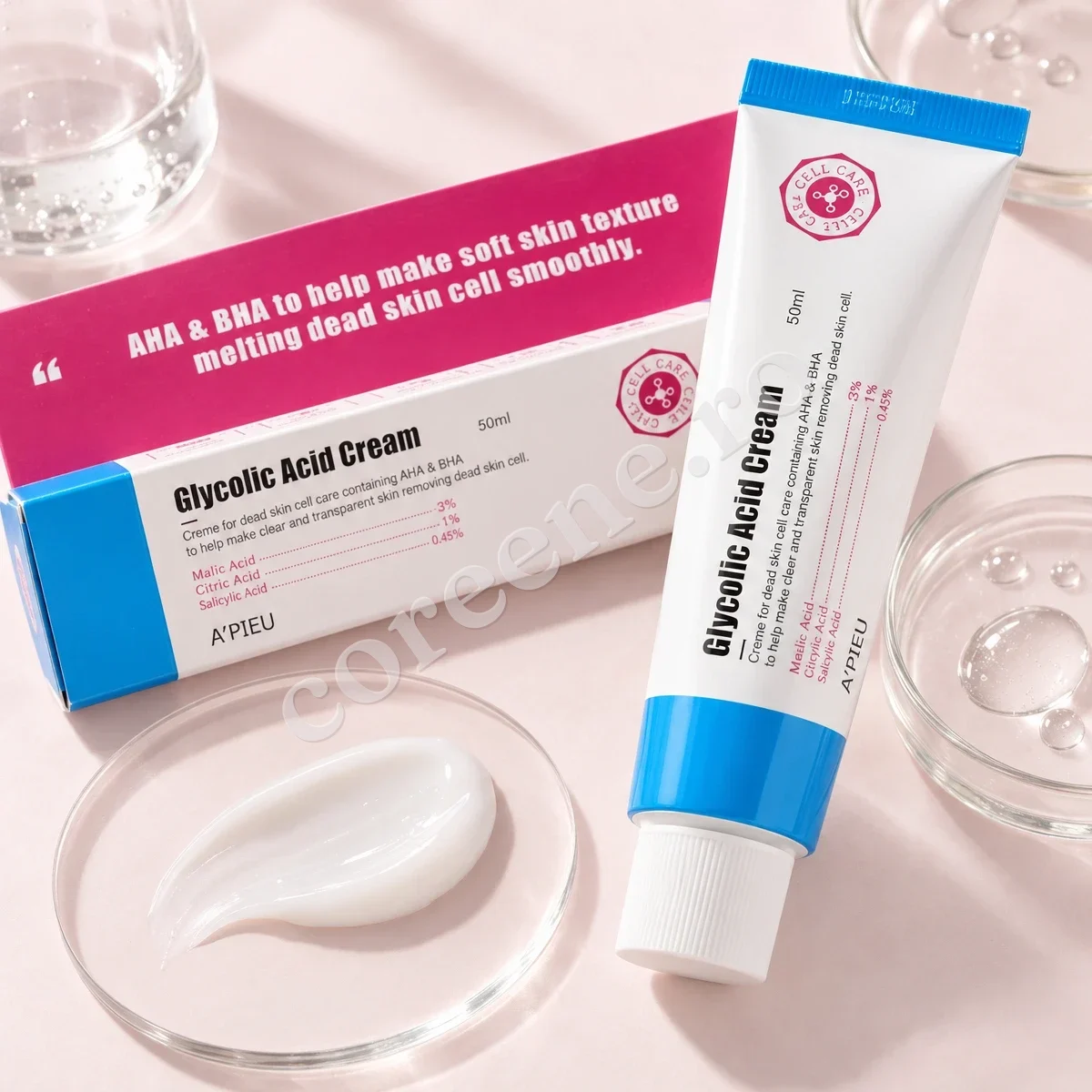A'pieu Glycolic Acid Cream, 50 ml – fotografia 2