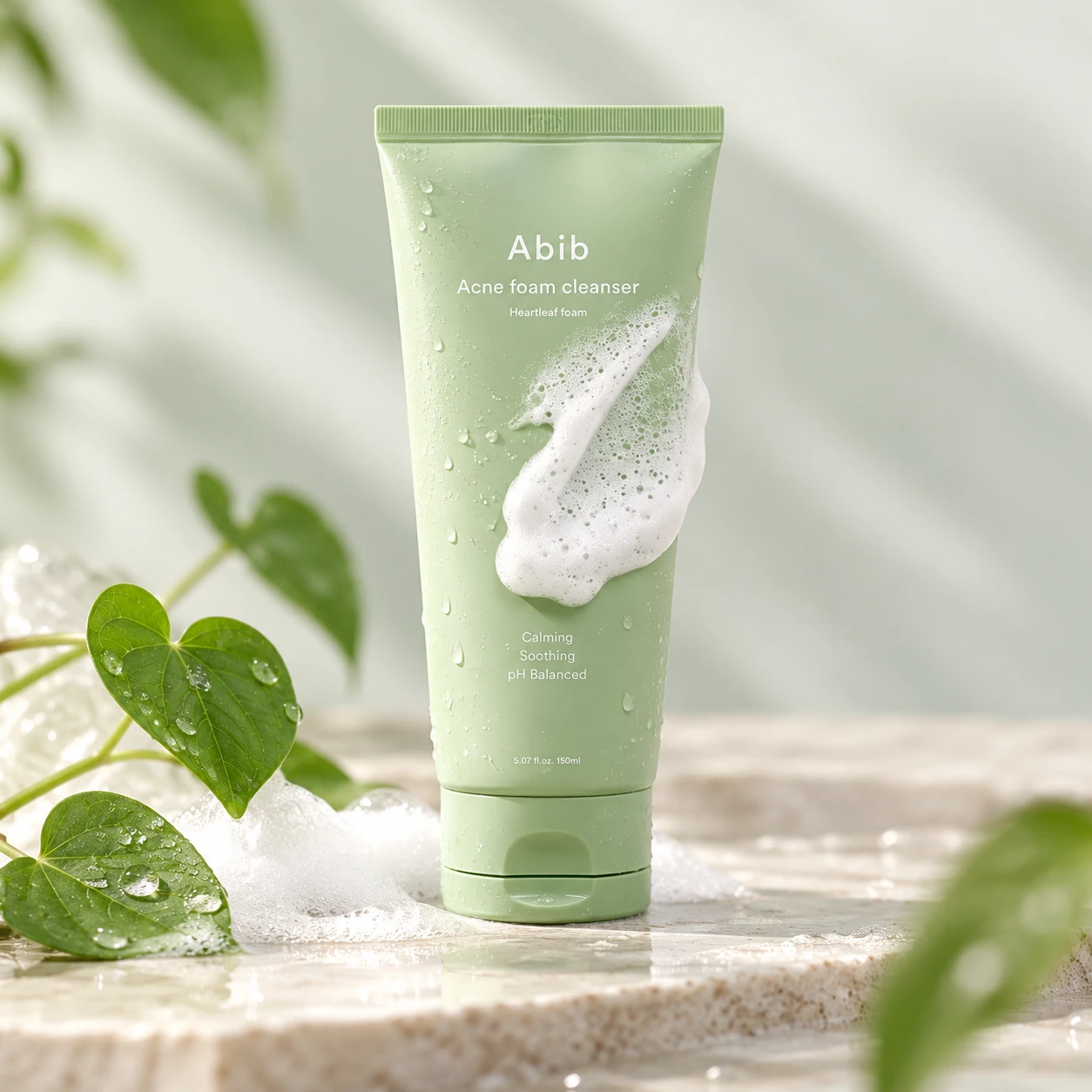 Abib Acne Foam Cleanser Heartleaf Foam, 150 ml – fotografia 1
