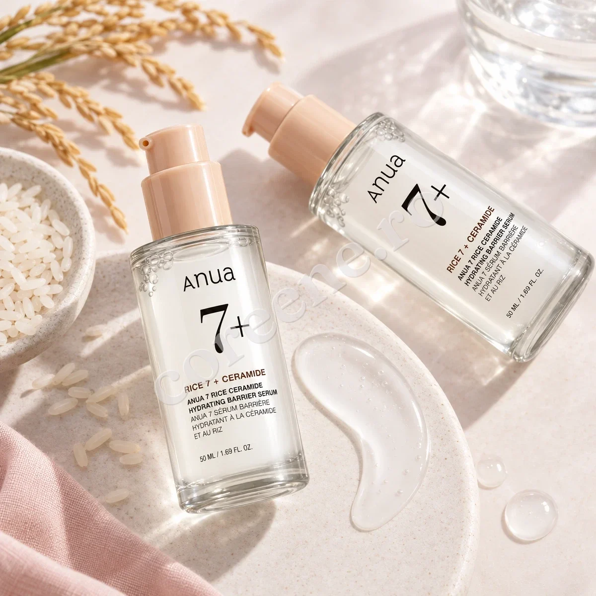 Anua 7 Rice Ceramide Hydrating Barrier Serum, 50 ml – fotografia 2
