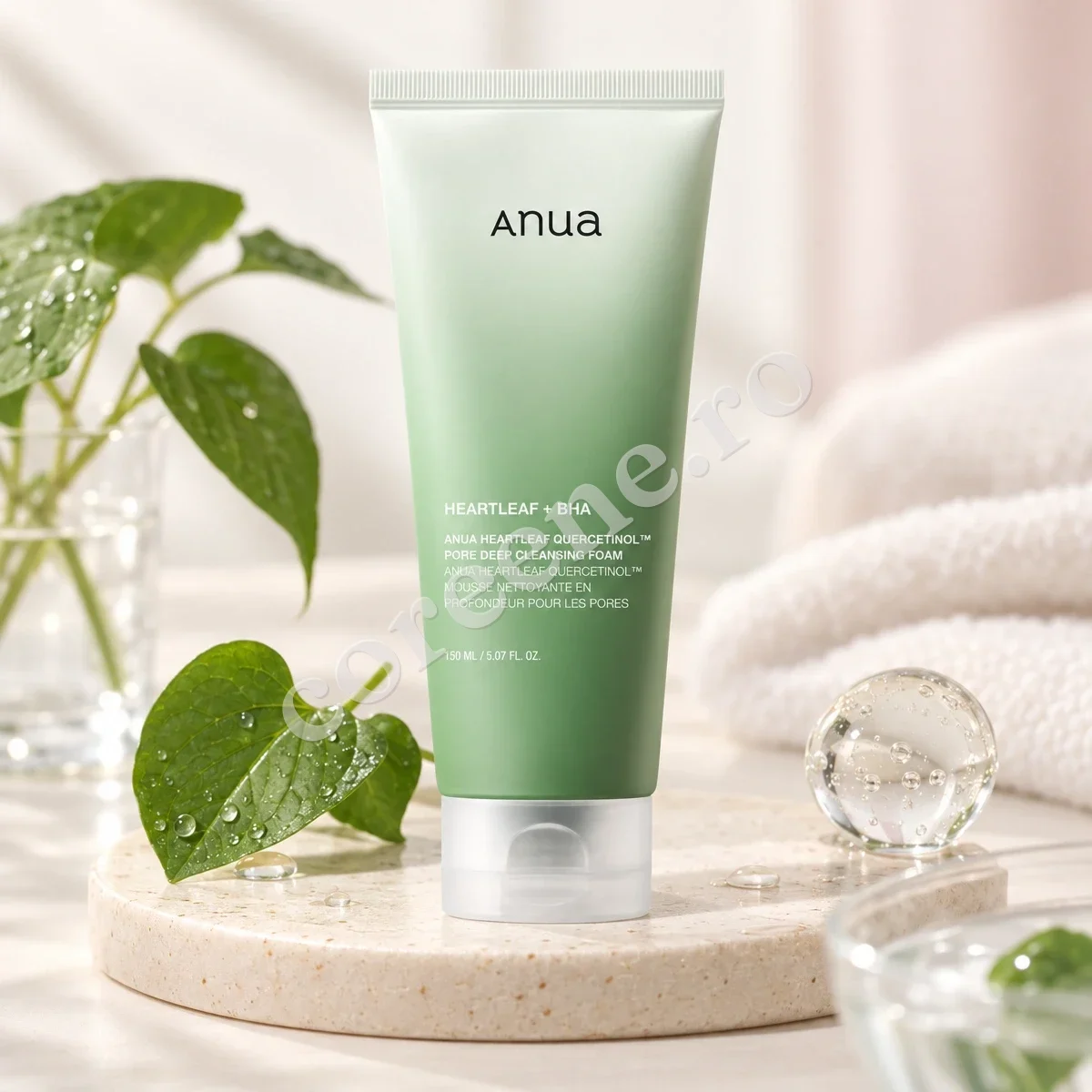 Anua Heartleaf Quercetinol Pore Deep Cleansing Foam, 150 ml – fotografia 1