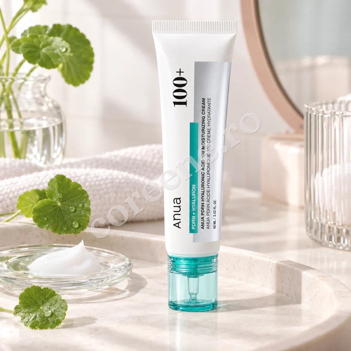 Anua PDRN Hyaluronic Acid 100 Moisturizing Cream, 60 ml – fotografia 3