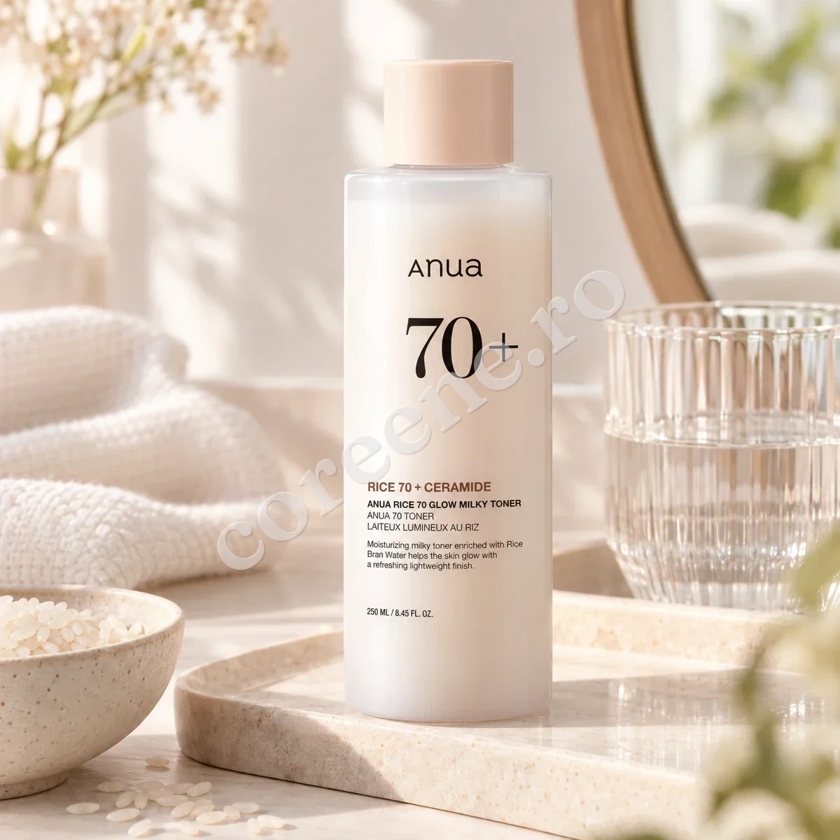 Anua Rice 70 Glow Milky Toner, 250 ml – fotografia 3