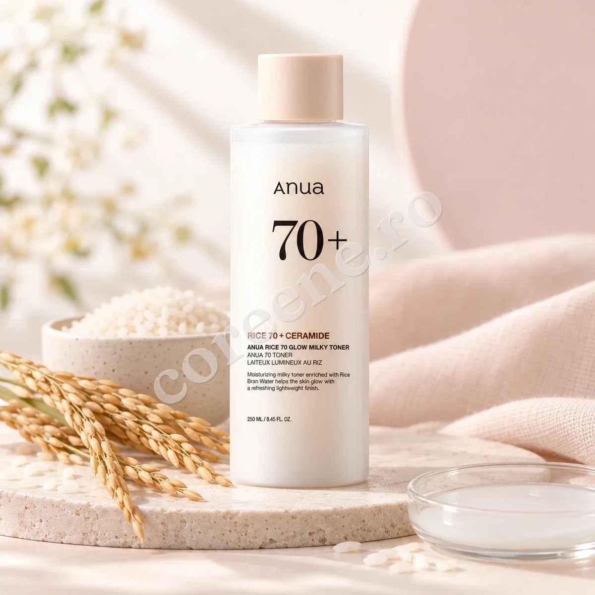 Anua Rice 70 Glow Milky Toner, 250 ml – fotografia 1