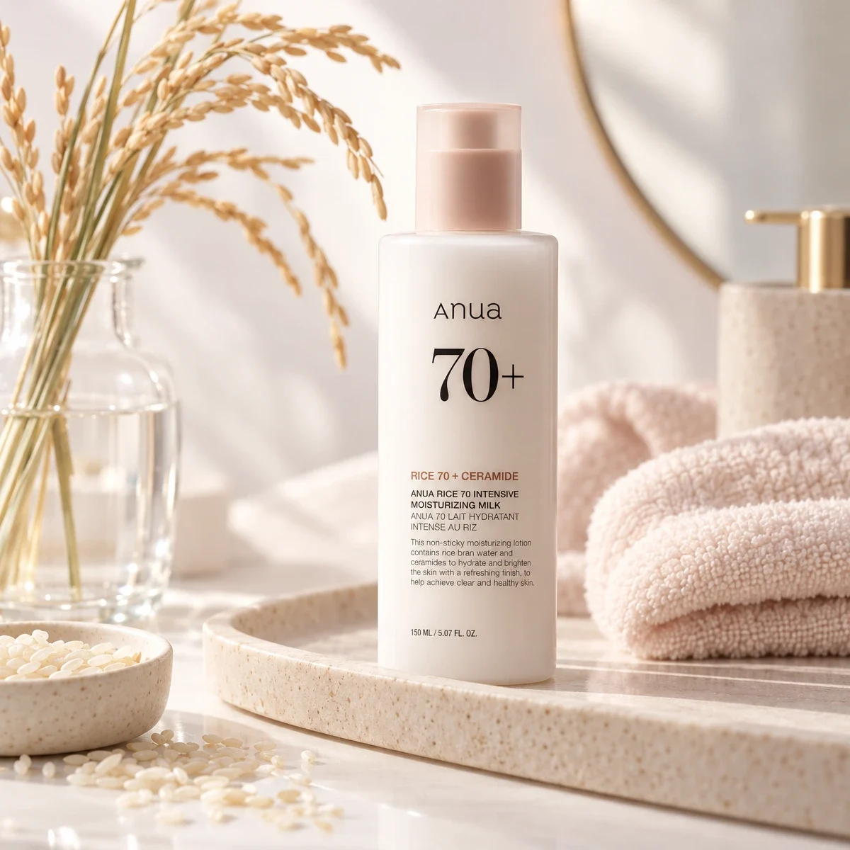 Anua Rice 70 Intensive Moisturizing Milk, 150 ml – fotografia 3