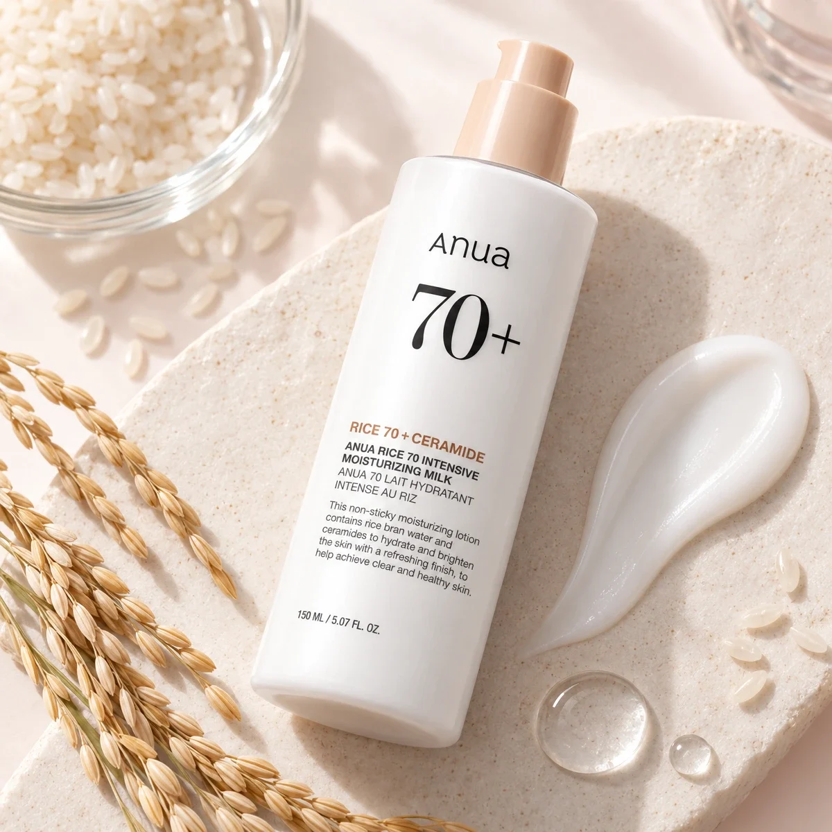 Anua Rice 70 Intensive Moisturizing Milk, 150 ml – fotografia 2
