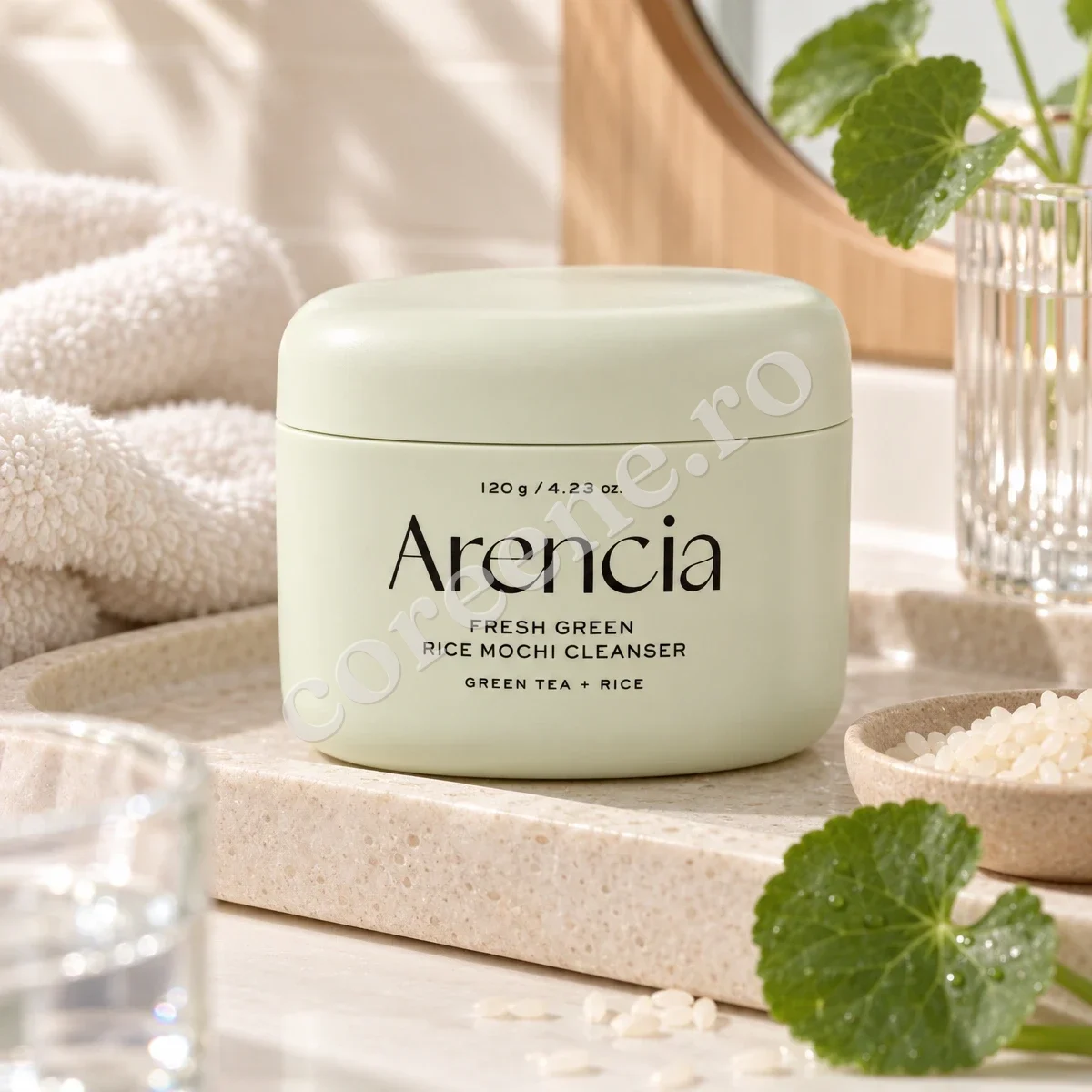 Arencia Fresh Green Rice Mochi Cleanser, 120 g – fotografia 3