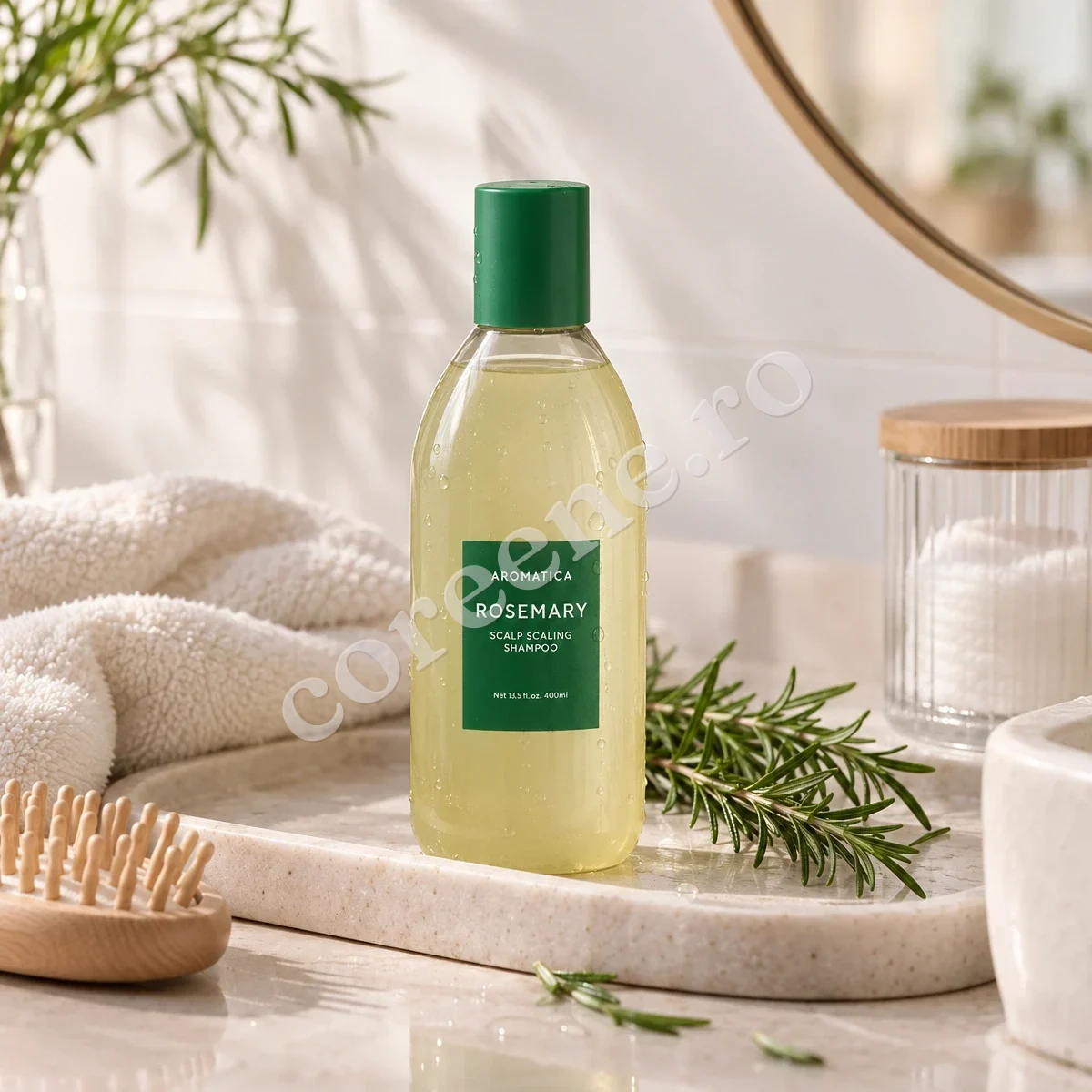 Aromatica Rosemary Scalp Scaling Shampoo, 400 ml – fotografia 3