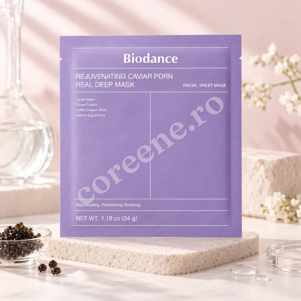 Biodance Rejuvenating Caviar PDRN Real Deep Mask, 1 mască (34 g) – fotografia 1