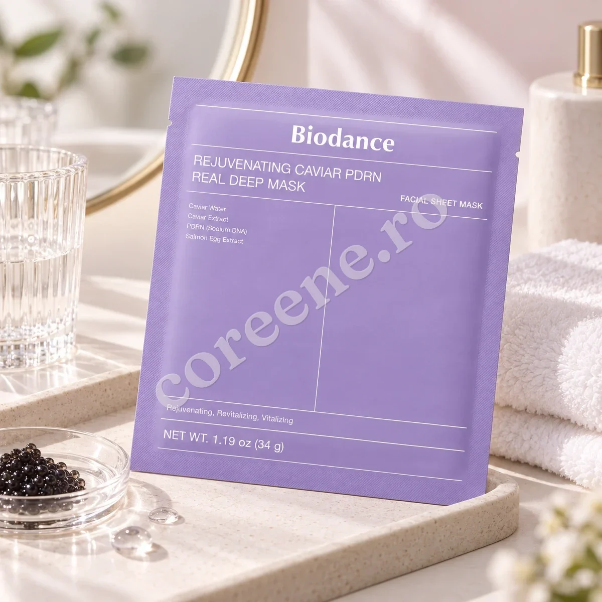 Biodance Rejuvenating Caviar PDRN Real Deep Mask, 1 mască (34 g) – fotografia 3