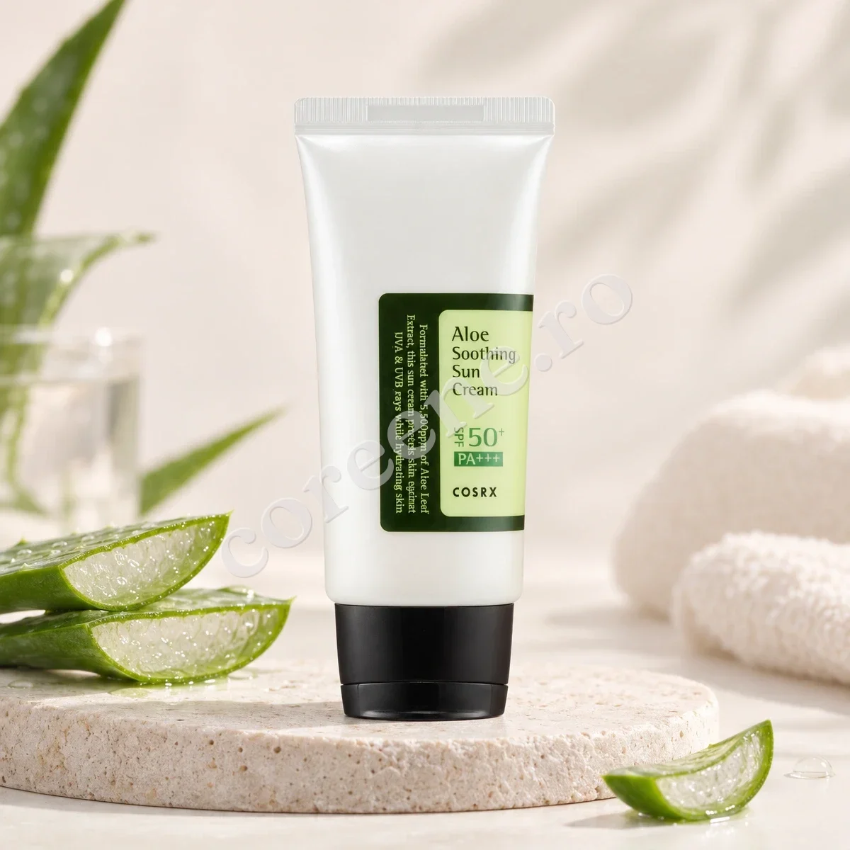 COSRX Aloe Soothing Sun Cream SPF50+ PA+++, 50 ml – fotografia 1