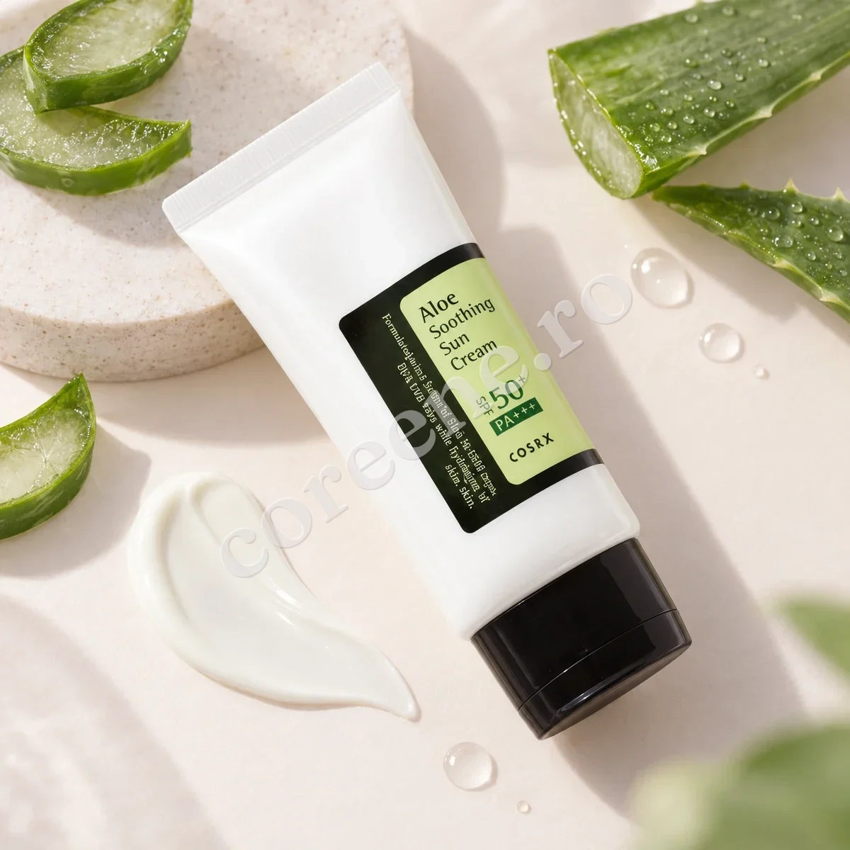 COSRX Aloe Soothing Sun Cream SPF50+ PA+++, 50 ml – fotografia 2