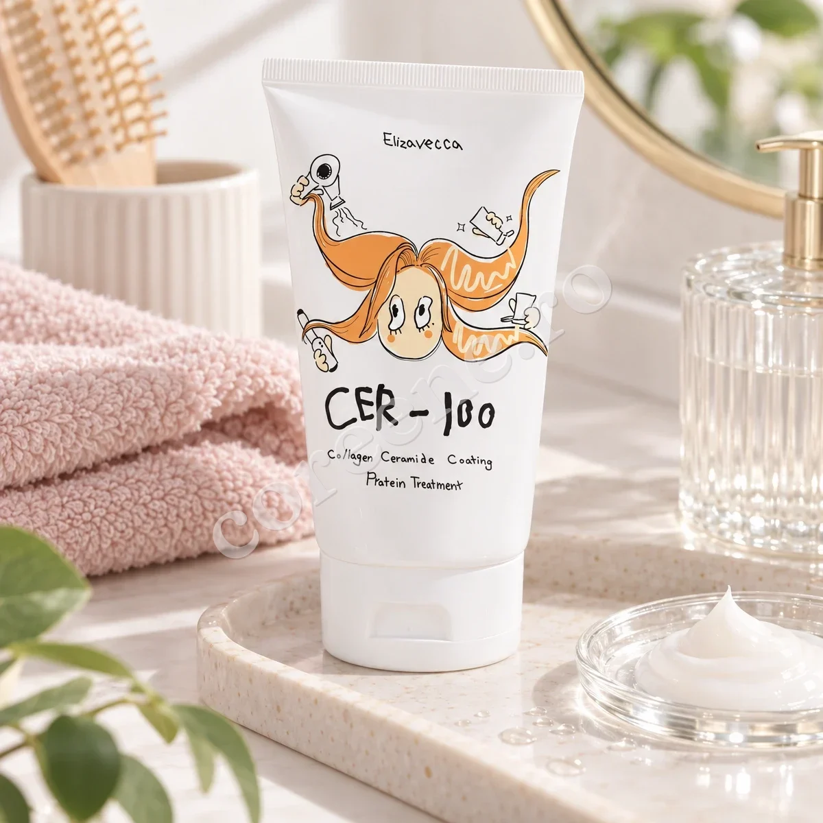 Elizavecca CER-100 Collagen Ceramide Coating Protein Treatment, 100 ml – fotografia 3