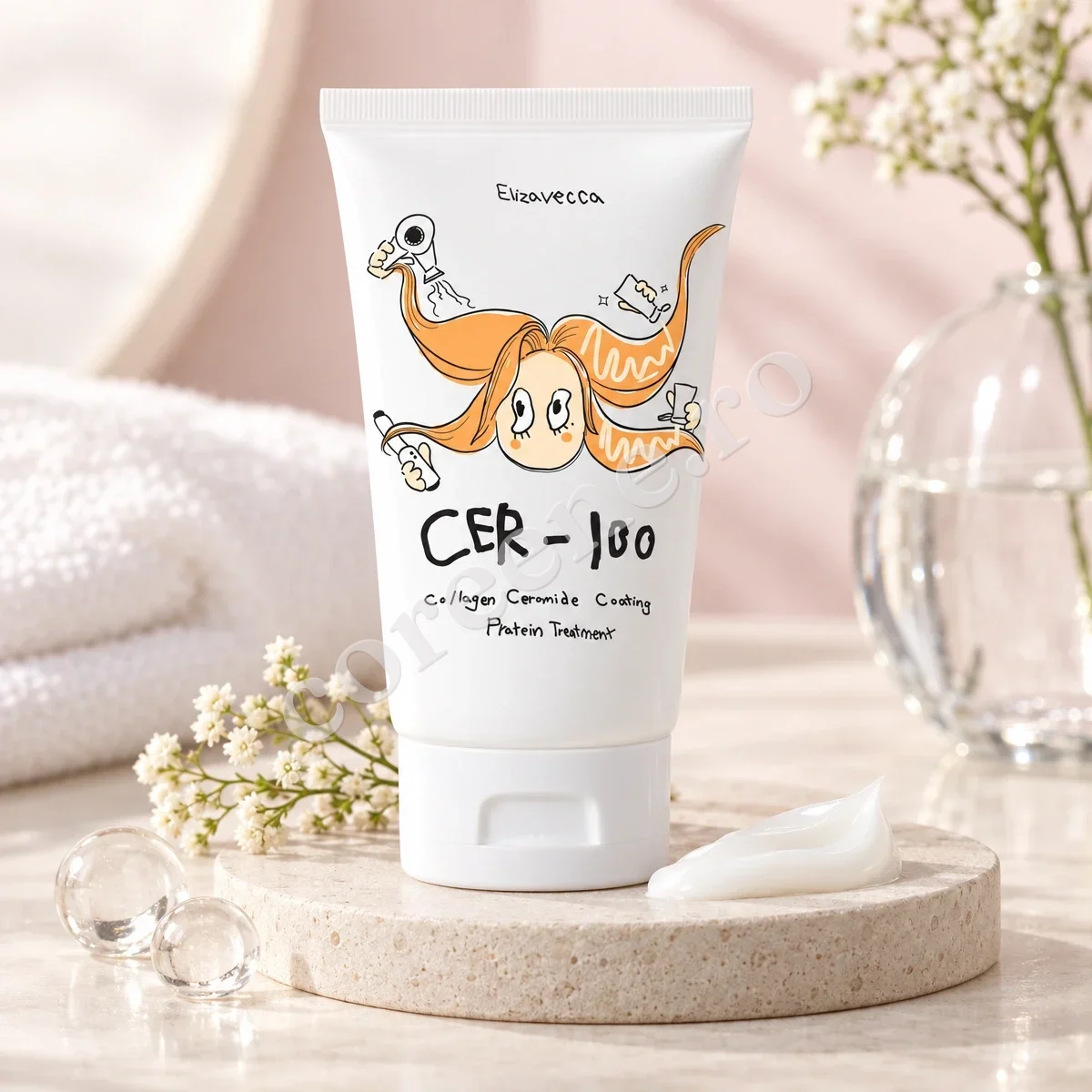 Elizavecca CER-100 Collagen Ceramide Coating Protein Treatment, 100 ml – fotografia 1