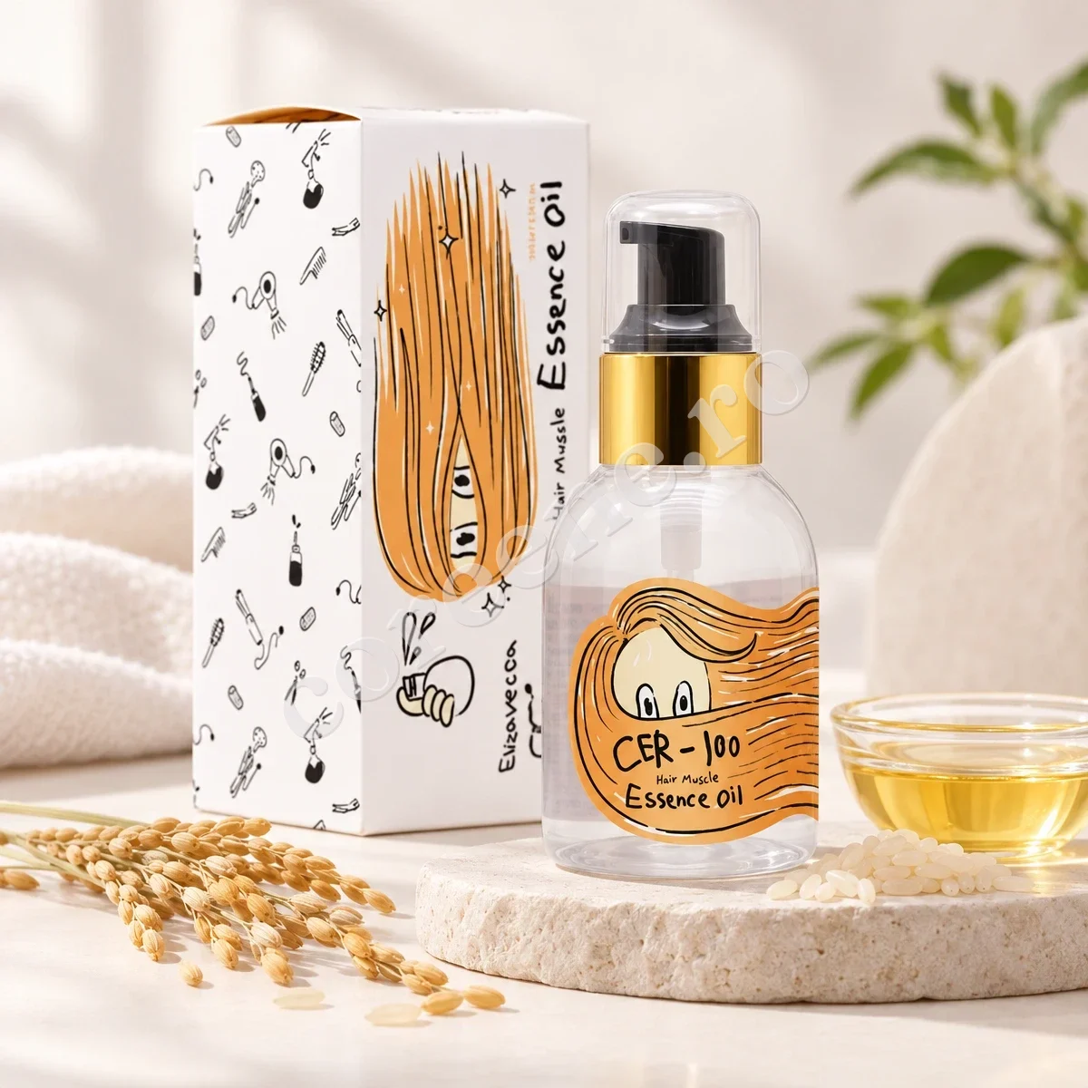 Elizavecca CER-100 Hair Muscle Essence Oil, 100 ml – fotografia 1