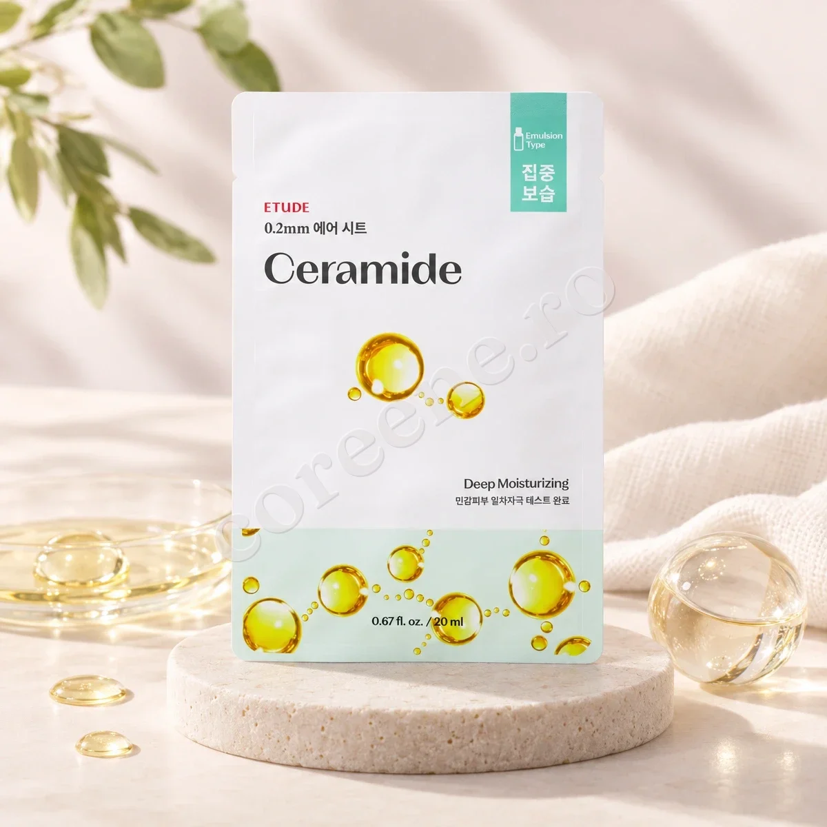 Etude 0.2 Therapy Air Mask Ceramide, 1 mască (20 ml) – fotografia 1
