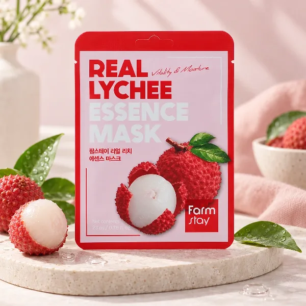 Farmstay Real Lychee Essence Mask