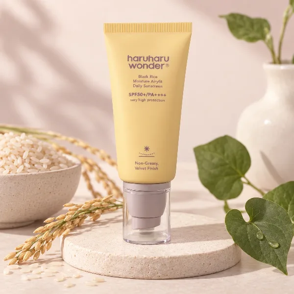 Haruharu Wonder Black Rice Moisture Airyfit Daily Sunscreen SPF50+ PA++++