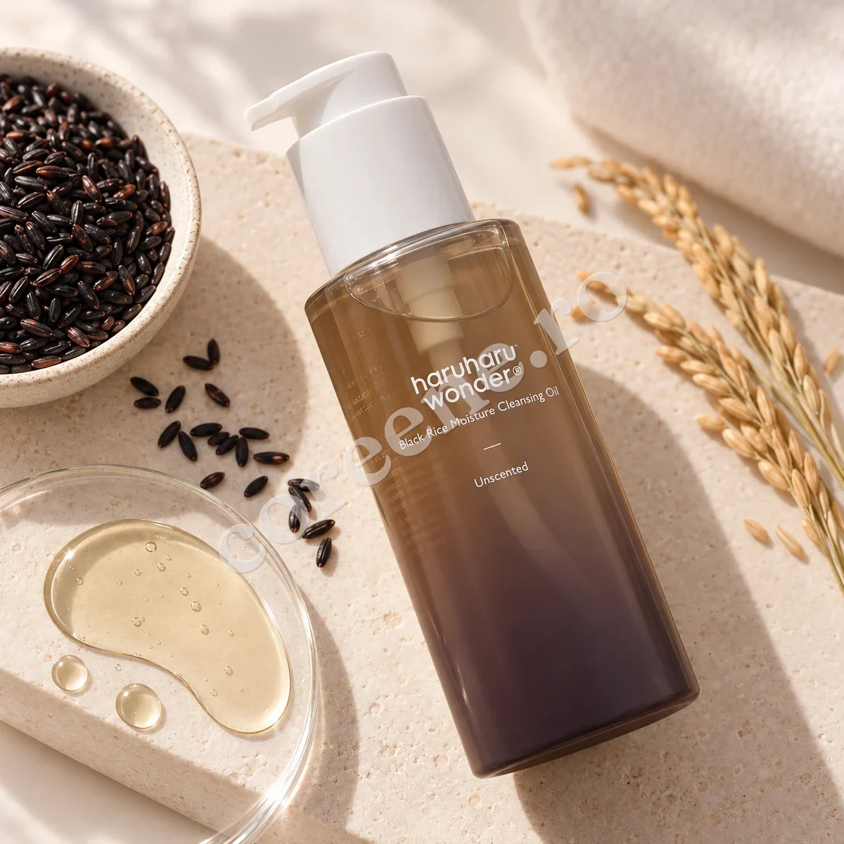 Haruharu Wonder Black Rice Moisture Deep Cleansing Oil, 150 ml – fotografia 2