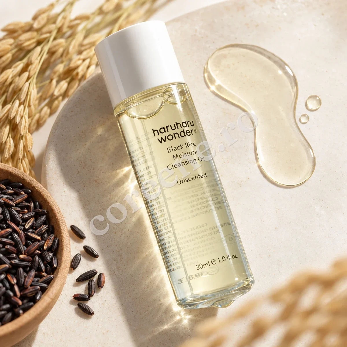 Haruharu Wonder Black Rice Moisture Deep Cleansing Oil Mini, 30 ml – fotografia 2