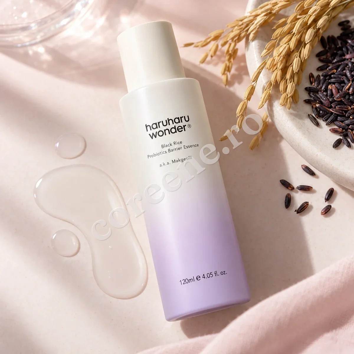 Haruharu Wonder Black Rice Probiotics Barrier Essence, 120 ml – fotografia 2