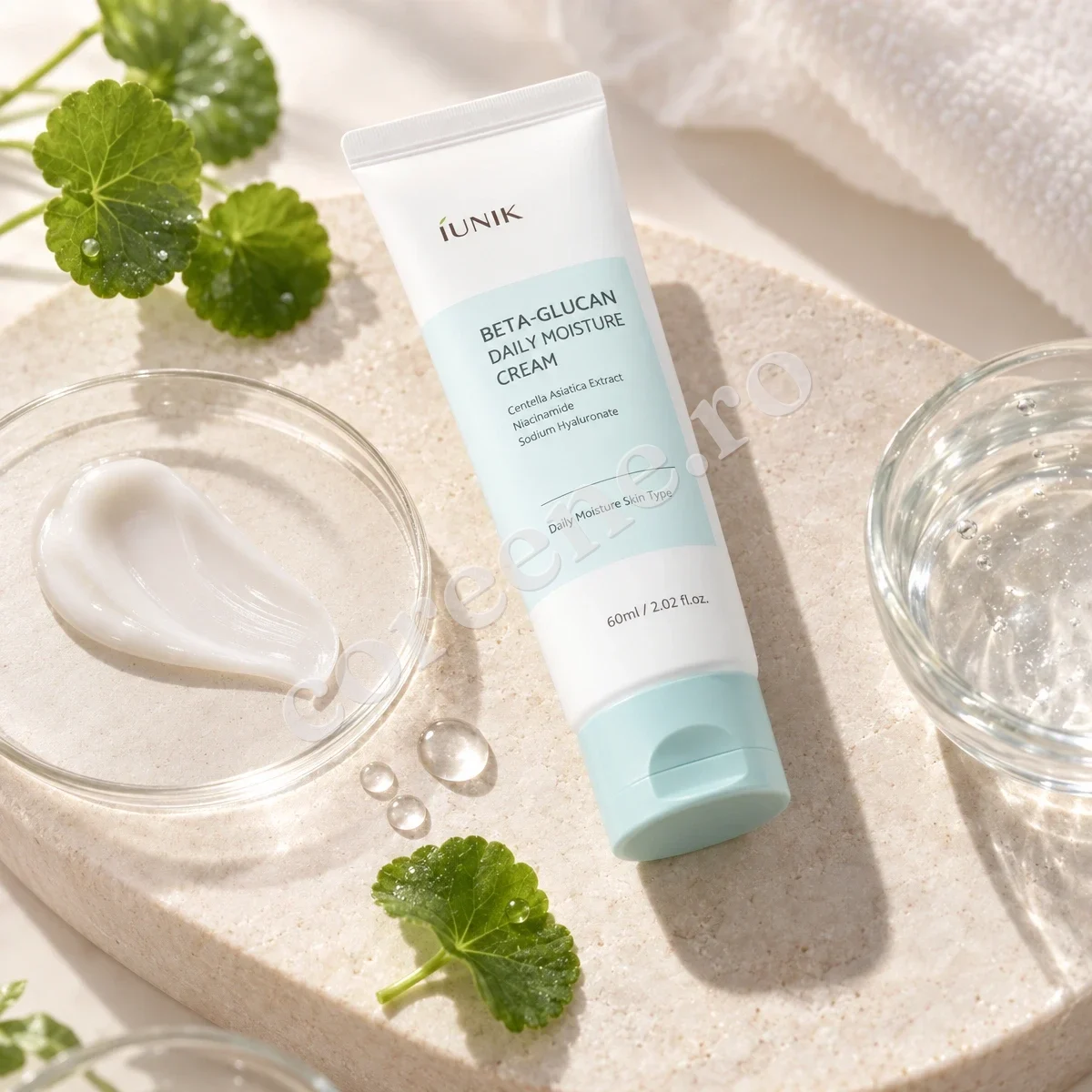 iUNIK Beta-Glucan Daily Moisture Cream, 60 ml – fotografia 2