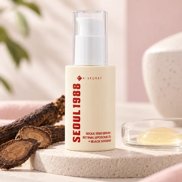 K-Secret Seoul 1988 Serum: Retinal Liposome 2% + Black Ginseng