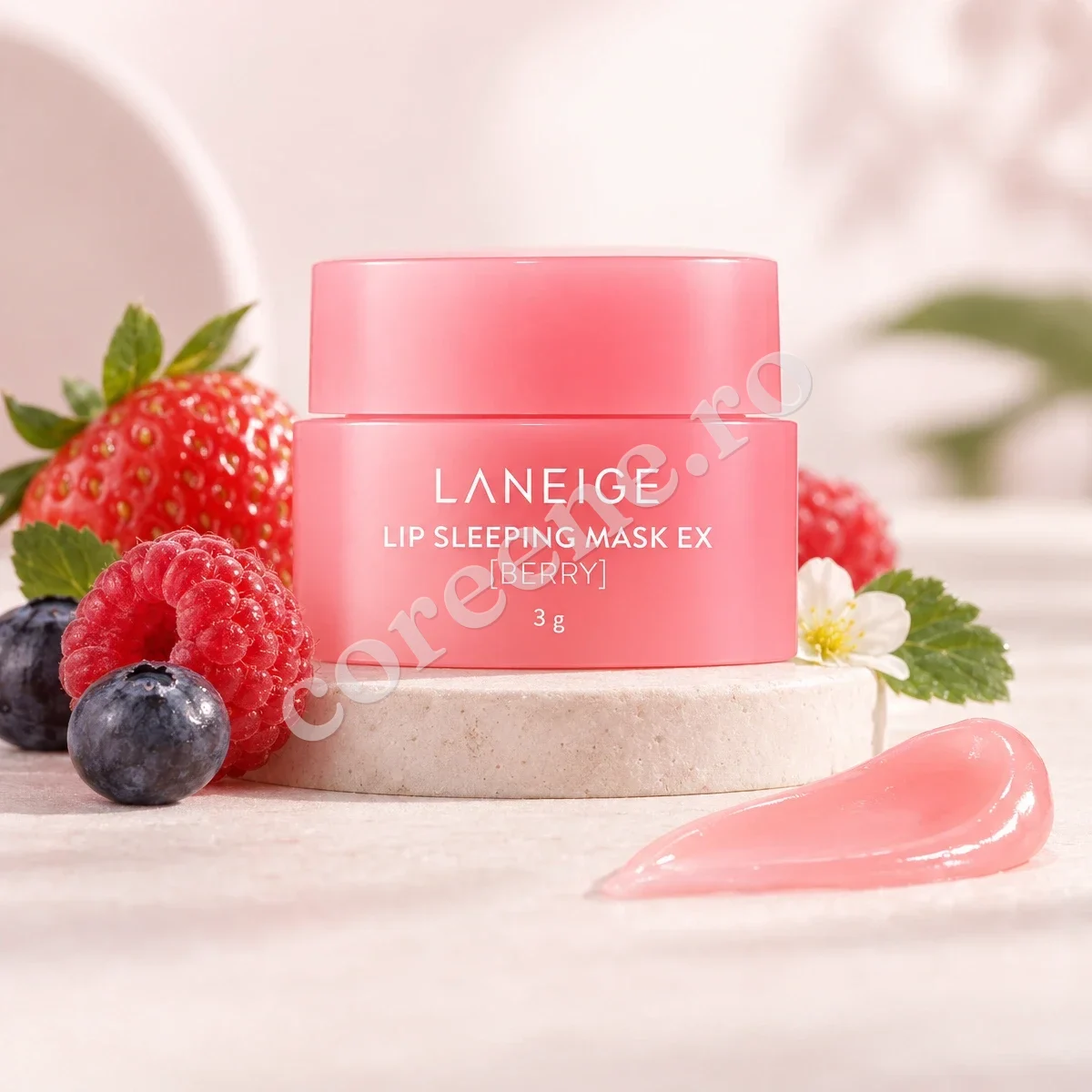 Laneige Lip Sleeping Mask EX Berry Mini, 3 g – fotografia 1