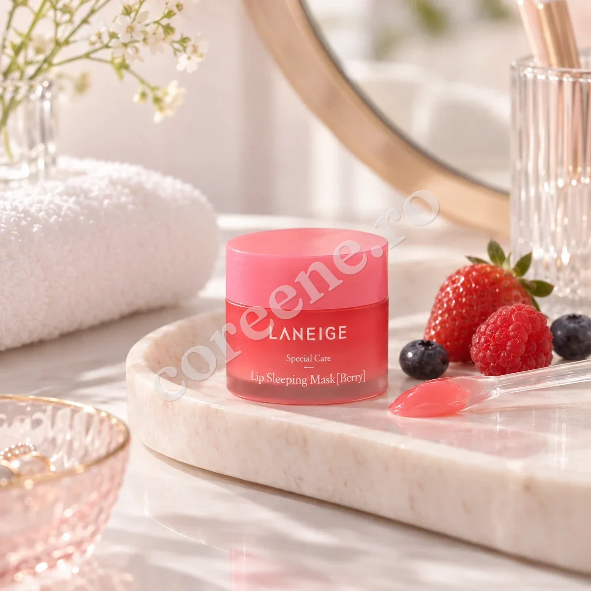 Laneige Lip Sleeping Mask EX Berry Mini, 3 g – fotografia 3