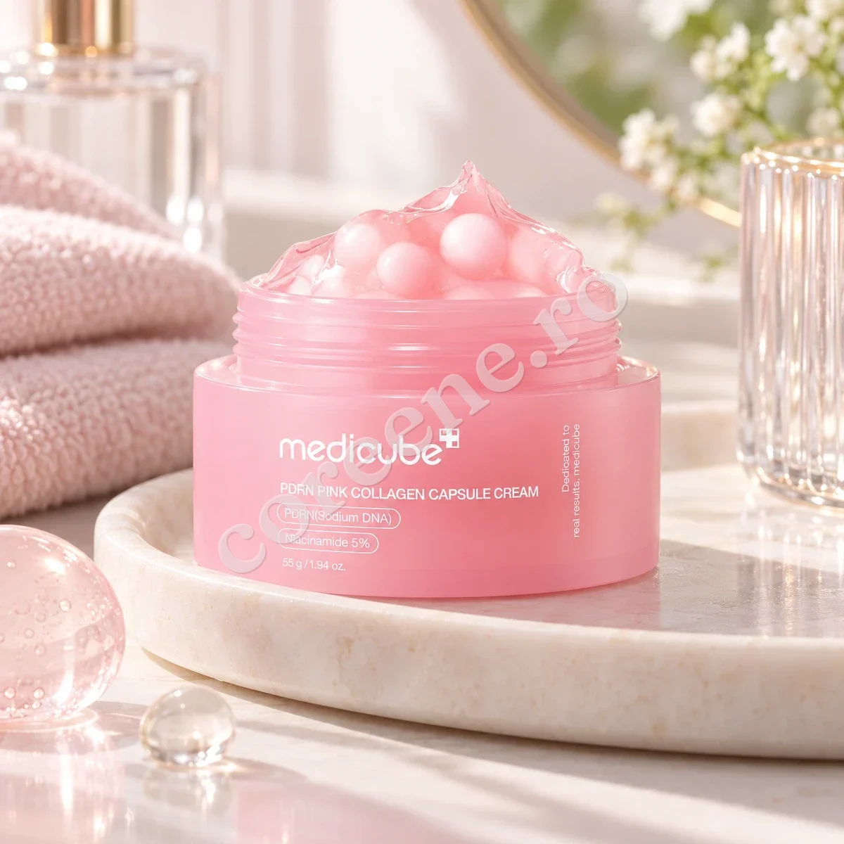 Medicube PDRN Pink Collagen Capsule Cream, 55 g – fotografia 3