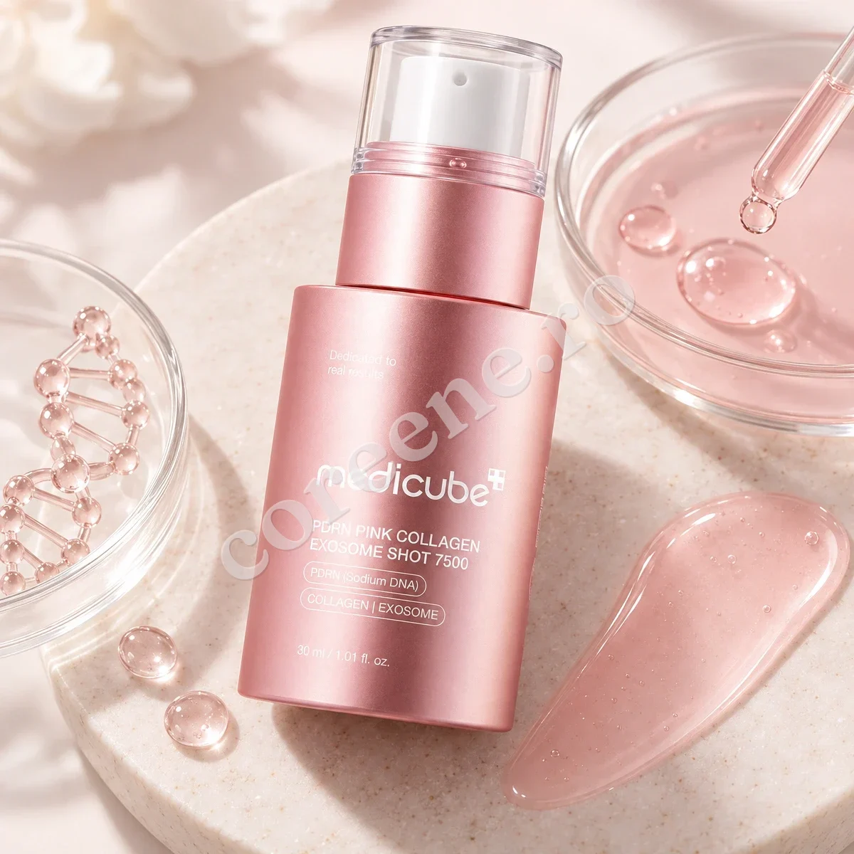 Medicube PDRN Pink Collagen Exosome Shot Serum 7500, 30 ml – fotografia 2