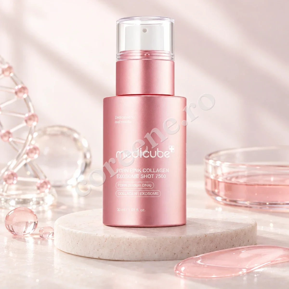 Medicube PDRN Pink Collagen Exosome Shot Serum 7500, 30 ml – fotografia 1