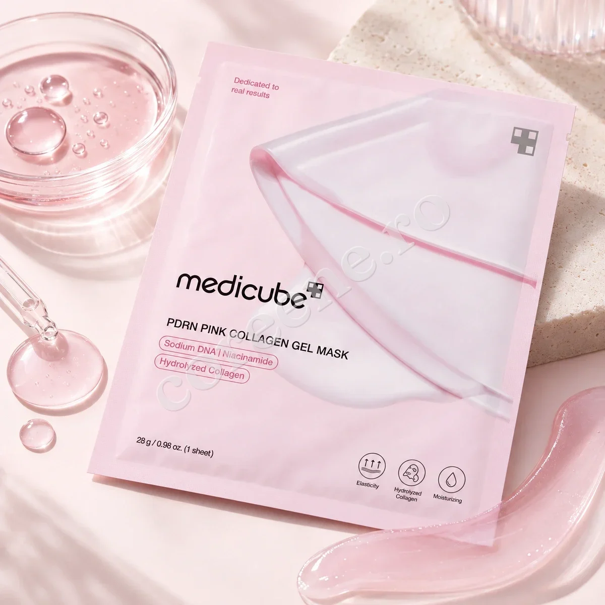 Medicube PDRN Pink Collagen Gel Mask, 1 mască (28 g) – fotografia 2