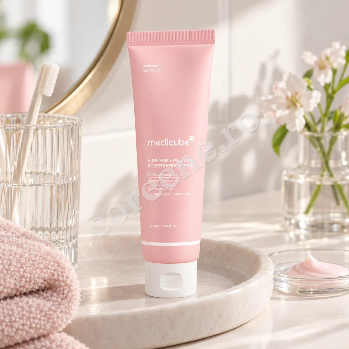 Medicube PDRN Pink Hyaluronic Moisturizing Cream, 50 ml – fotografia 3