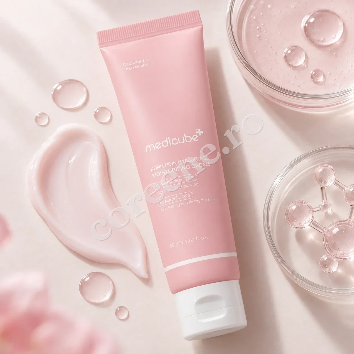 Medicube PDRN Pink Hyaluronic Moisturizing Cream, 50 ml – fotografia 2