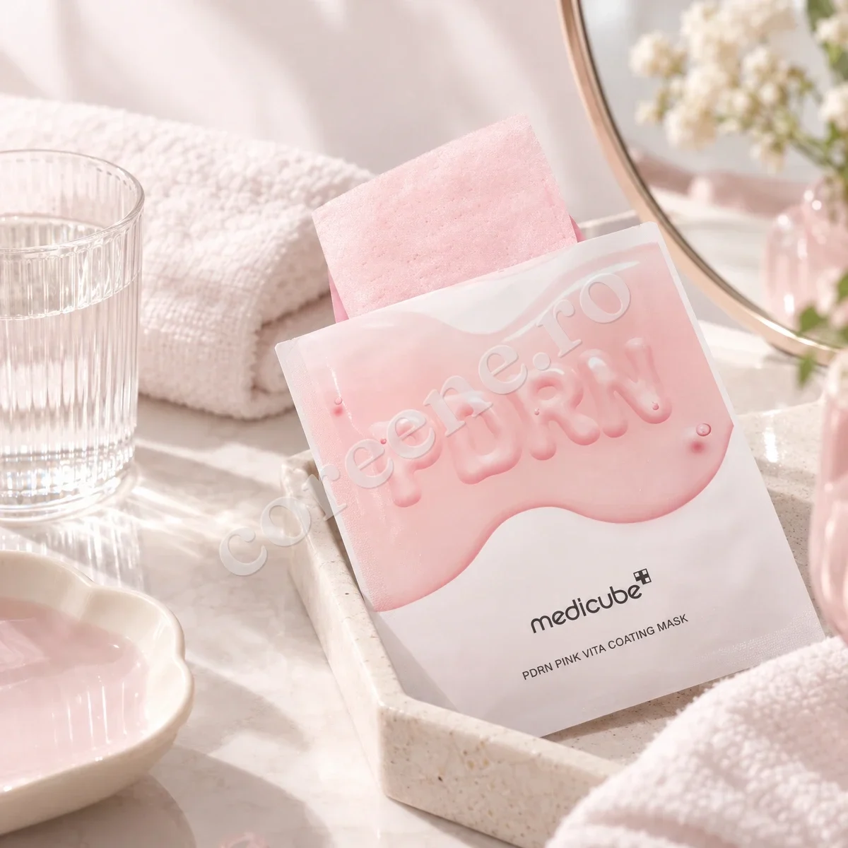 Medicube PDRN Pink Vita Coating Mask, 1 mască (22 g) – fotografia 3