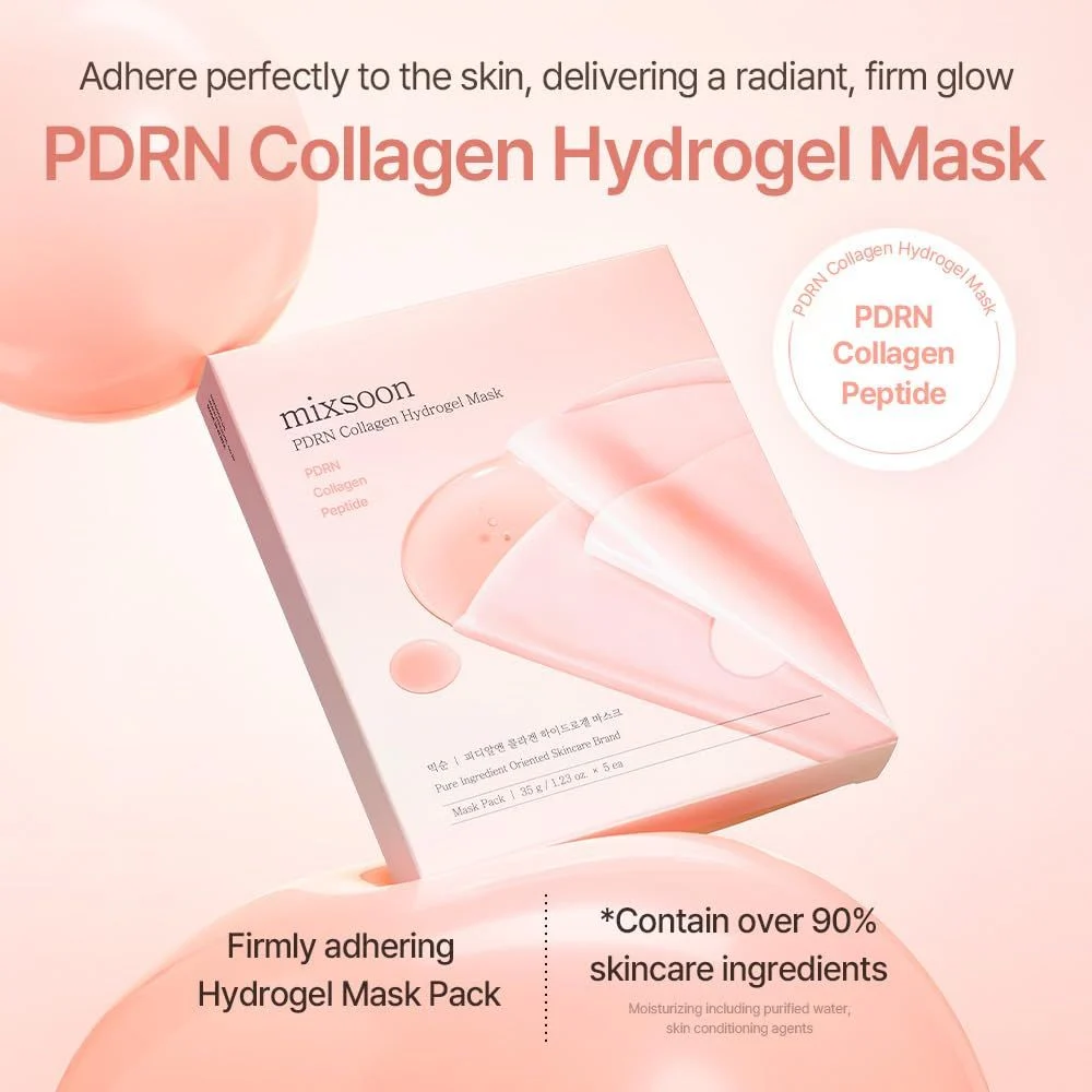 Mixsoon PDRN Collagen Hydrogel Mask, 1 mască (35 g) – fotografia 2